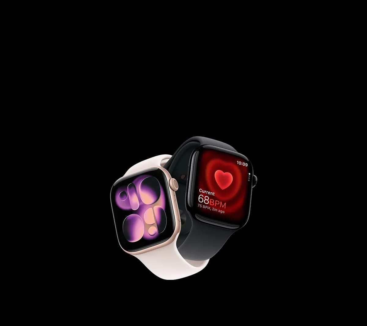 Apple Watch S11 GPS 42mm Jet Black Aluminium Case with Black Sport Band - S/M