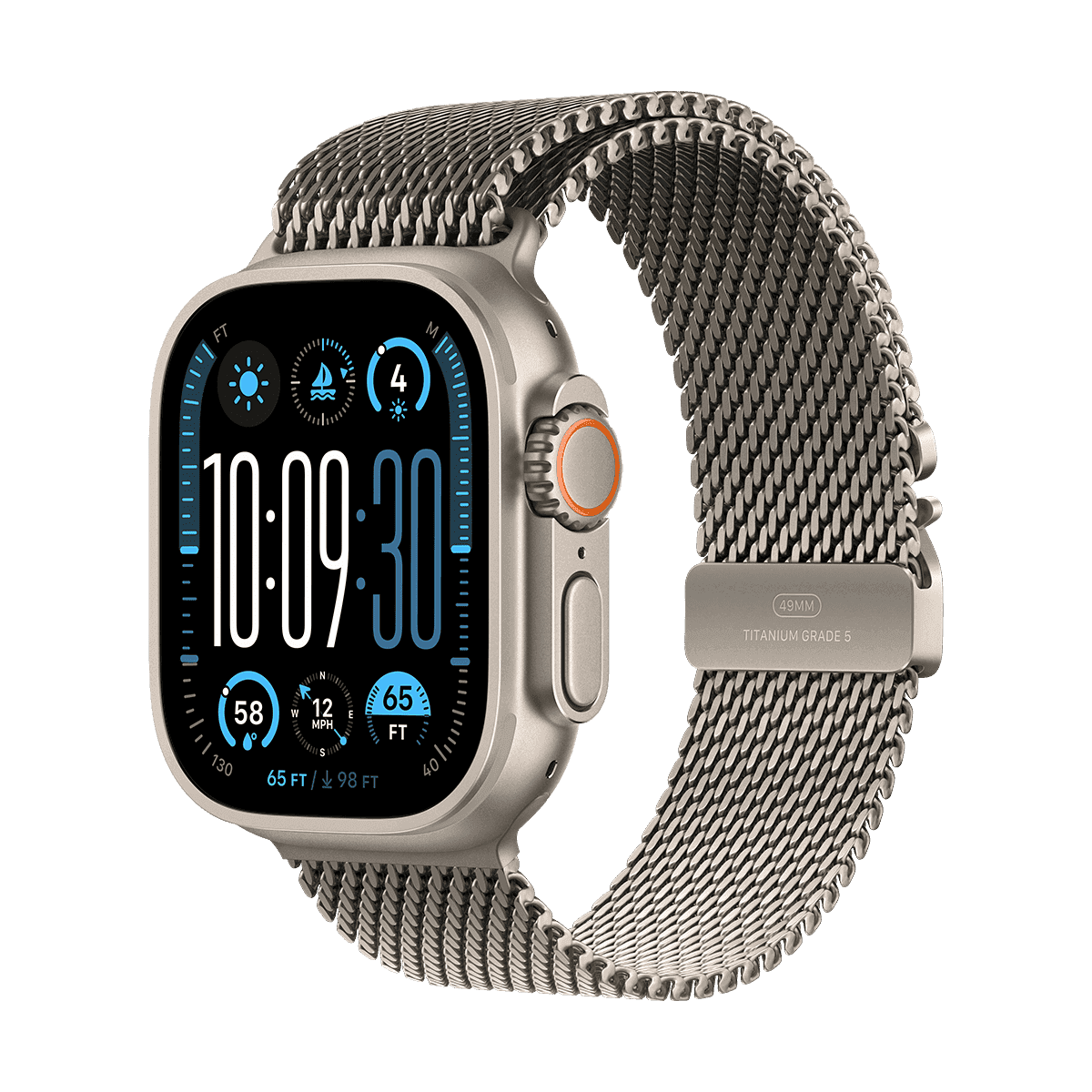 Apple Watch Ultra 2 (2024) - Titanium Milanese Loop