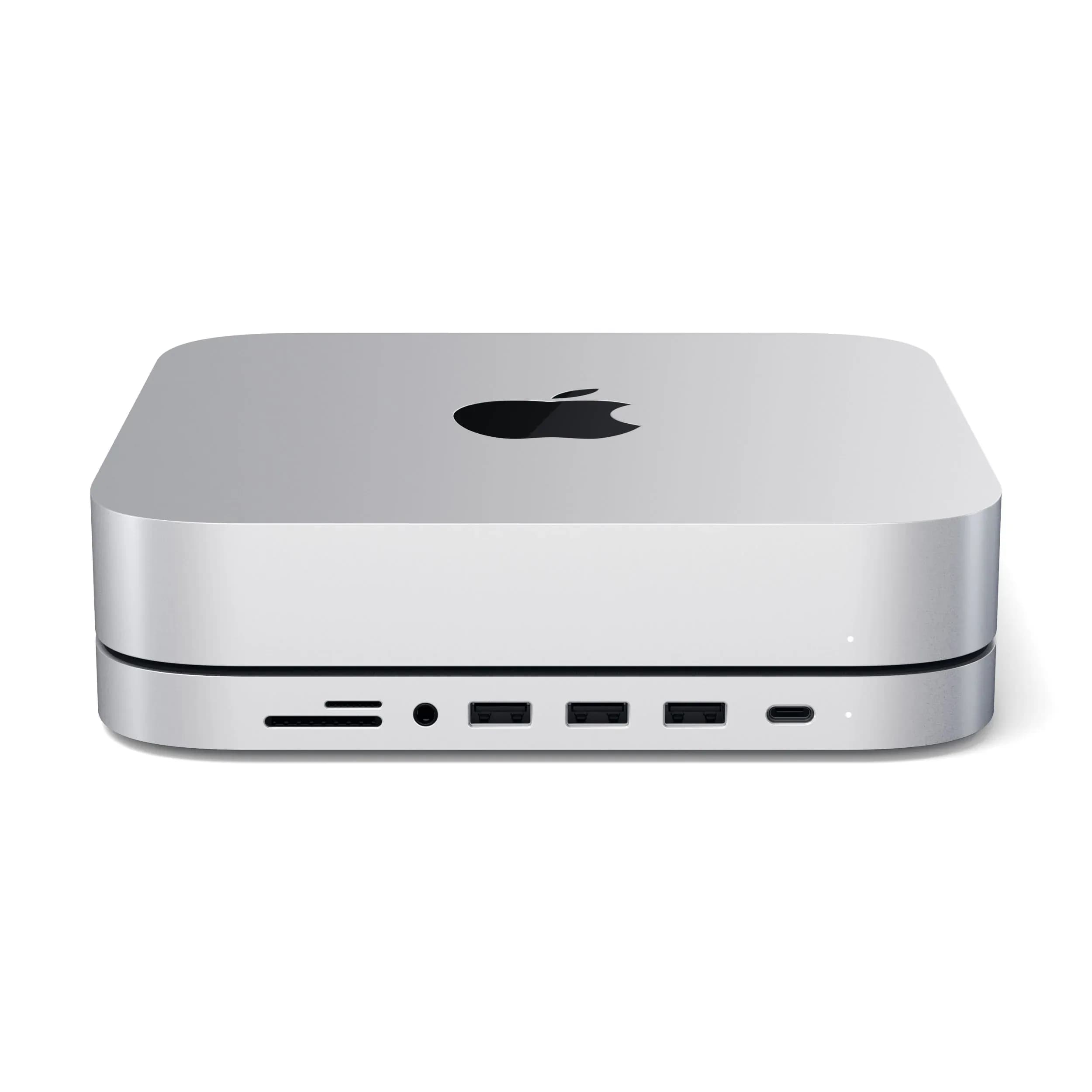 Satechi Aluminium Type-C Stand and Hub for Mac Mini - Silver