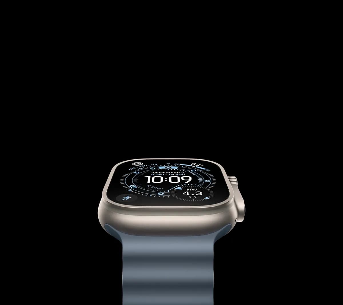 Apple Watch Ultra 3 Cellular 49mm Black Titanium Case with Black Alpine Loop - Medium